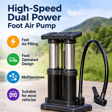 High Speed Dual Power Foot Air Pump (BKU2)