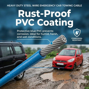 Heavy Duty Steel Wire Emergency Car Towing Cable (CAU1)