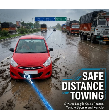 Heavy Duty Steel Wire Emergency Car Towing Cable (CAU1)