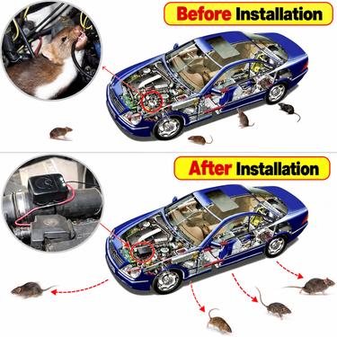 Smart Ultrasonic Mouse Repeller for Car (CAU2)