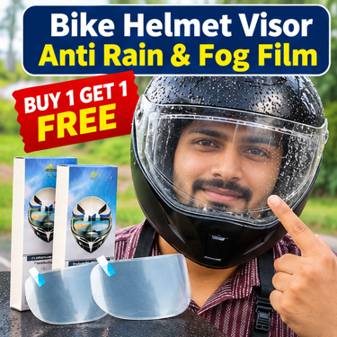Bike Helmet Visor Anti Rain & Fog Film Buy 1 Get 1 (BA7)