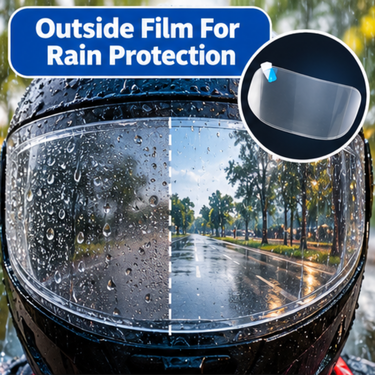 Bike Helmet Visor Anti Rain & Fog Film Buy 1 Get 1 (BA7)