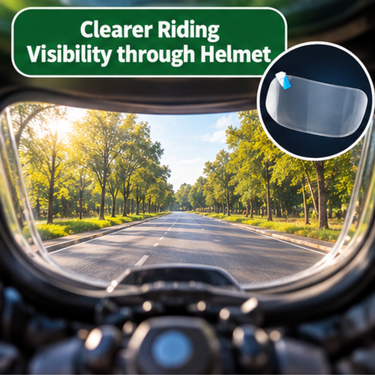 Bike Helmet Visor Anti Rain & Fog Film Buy 1 Get 1 (BA7)