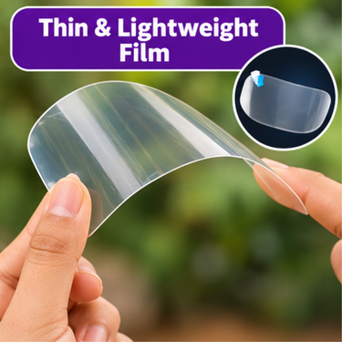 Bike Helmet Visor Anti Rain & Fog Film Buy 1 Get 1 (BA7)