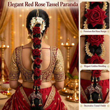 Elegant Red Rose Tassel Paranda (WJ21)