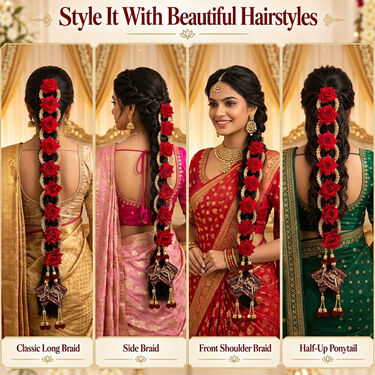Elegant Red Rose Tassel Paranda (WJ21)
