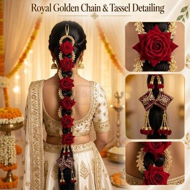 Elegant Red Rose Tassel Paranda (WJ21)