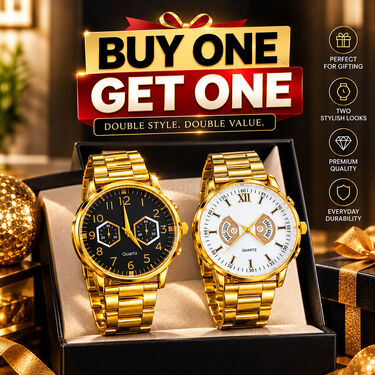 Mens Golden Watch - B1G1 (2MW23)