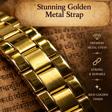 Mens Vedic Sanskrit Golden Watch (MGW11)