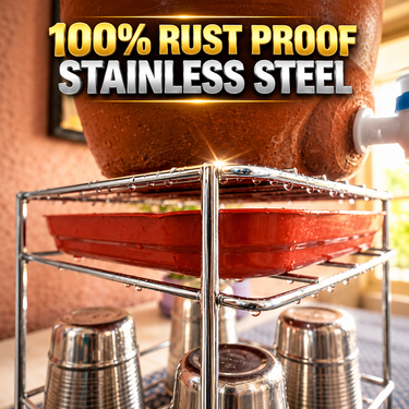 Stainless Steel Matka Stand ( STMS)