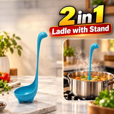 2 In 1 Ladle With Stand (SLS)