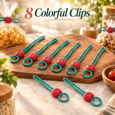 Food Bag Sealing Clips Pack of 8 (FBSC)