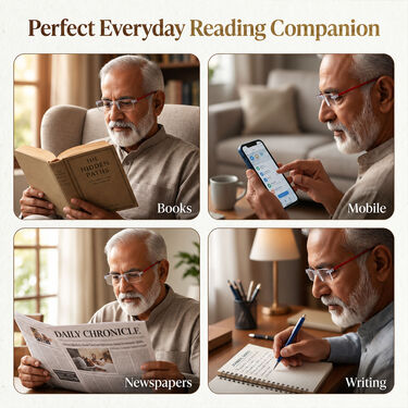 Rimless Adaptive Power Reading Glasses Buy 1 Get 2 Free (3ORG59)