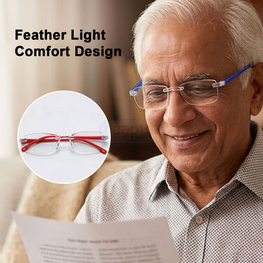 Rimless Adaptive Power Reading Glasses Buy 1 Get 2 Free (3ORG59)