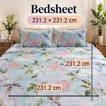 All-In-One Double Bed Bedding Set (DBS43)