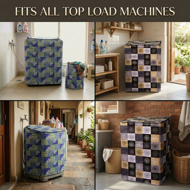 Pick Any 1 Top Load Waterproof Washing Machine Cover With Laundry Bag (WMC8)