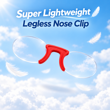 Nose Clip Adaptive Power Reading Glasses with Free Silicon Case (ORG62)