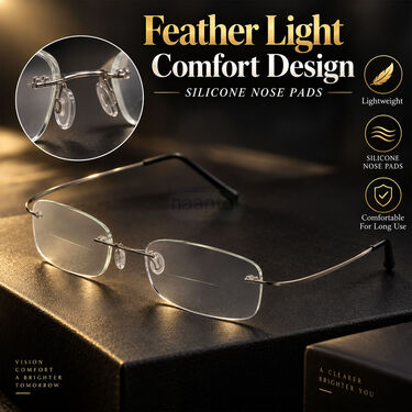 Fully Flexible Bifocal Adaptive Power Reading Glasses (BORG63)