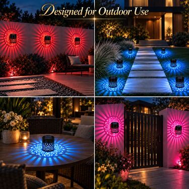 Solar Powered Decorative Wall Lamp (DL14)