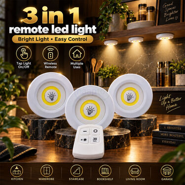 3 In 1 Remote LED Light (LL94)