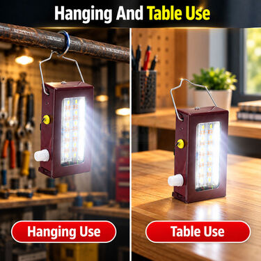 Metal Solar Rechargeable Emergency Light (LL97)