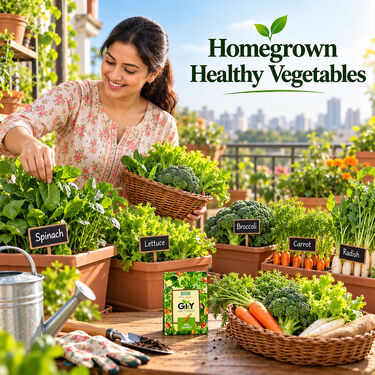 5-In-1 Winter Vegetable Seeds Kit For Home Gardening (GDN10)