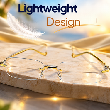 Rimless Adaptive Power Reading Glasses Buy 1 Get 2 Free (3ORG65)