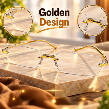 Rimless Adaptive Power Reading Glasses Buy 1 Get 2 Free (3ORG65)