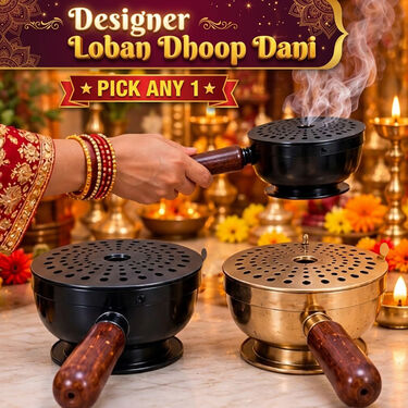 Designer Loban Dhoop Dani (1LD7)