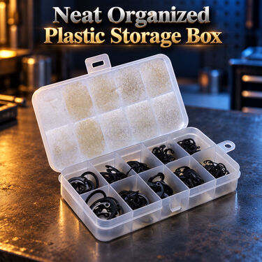 250 Pcs E -Type External Circlip Set (HT220)