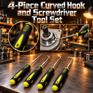 4 Pcs Professional Pick & Hook Tool Set For Car Repair (HT222)