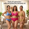 Pack of 3 Attractive Polka Dot Printed Bra And Panty Set (3BP9)