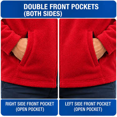 Pick Any 1 Fleece Jacket with Digital Watch And Wallet Free (1FJ18)