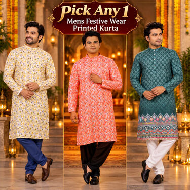 Pick Any 1 Mens Kurta (K1L6)