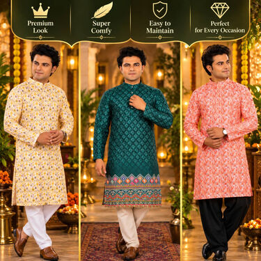 Pick Any 1 Mens Kurta (K1L6)