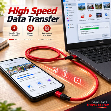 200 Watt Super Fast Charging 4-In-1 Cable (CDC44)