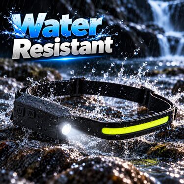 Rechargeable LED Headlamp With Gesture Control (LL98)