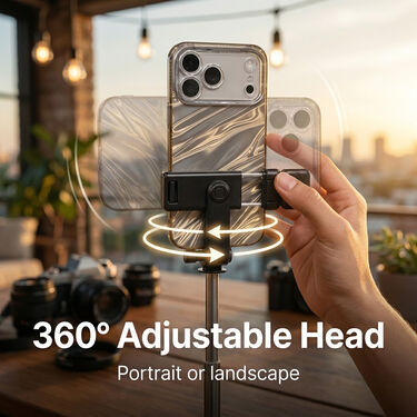 Portable Metal Tripod With Remote Shutter And Light (ELA21)
