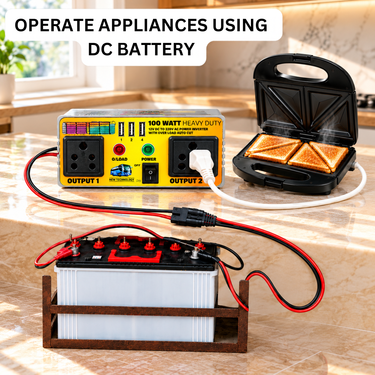 Battery DC To AC Converter With 3 USB (ELA26)