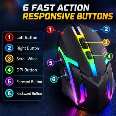 Precision Mouse With RGB Light (ELA24)