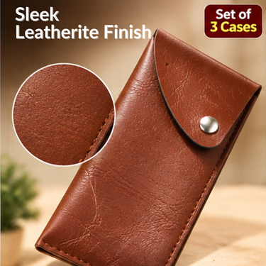 Leatherite Case For EyeGlasses (3GC1)