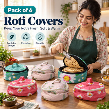 Pack of 6 Roti Cover (ROC3)