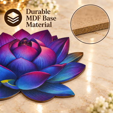 3D 9pcs Festive Lotus Rangoli Set (DRLR7)