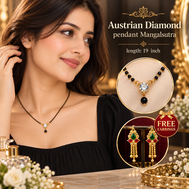 3 Mangalsutra With Free Golden Earring (WJ25)