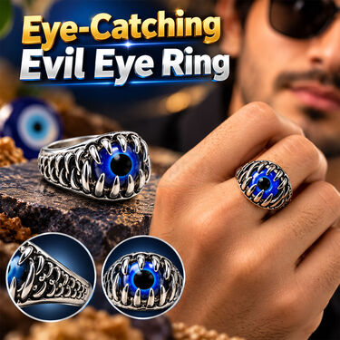 Designer Letharite layered Bracelet + Evil Eye Ring with Free Chain (MGJ57)