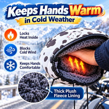 Bike & Scooter Warm Winter Mittens (BKU6)