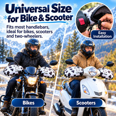 Bike & Scooter Warm Winter Mittens (BKU6)
