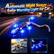 Automatic Night Sensor Solar Warning Light For Car CAC14)