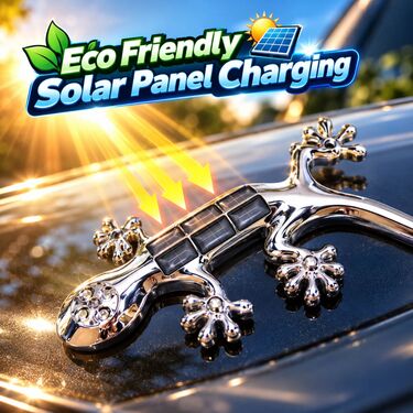 Automatic Night Sensor Solar Warning Light For Car CAC14)