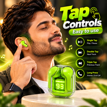 Wireless Ultra Pro Earbuds Pro With 3-In-1 Type-C RGB Cable (TWS124)